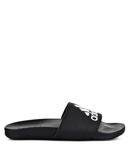 Adidas Black Adilette Comfort Slides for men
