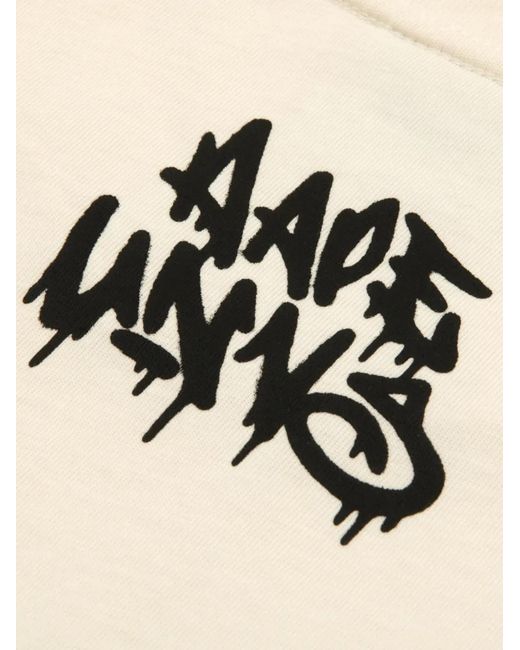 Aape By A Bathing Ape White Aapeunvs Cotton T-Shirt for men
