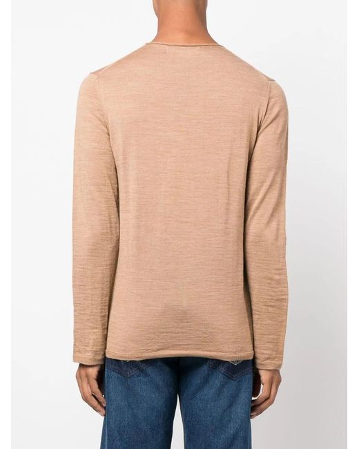 Comme des Garçons Blue Graphic-Print Round-Neck Jumper for men