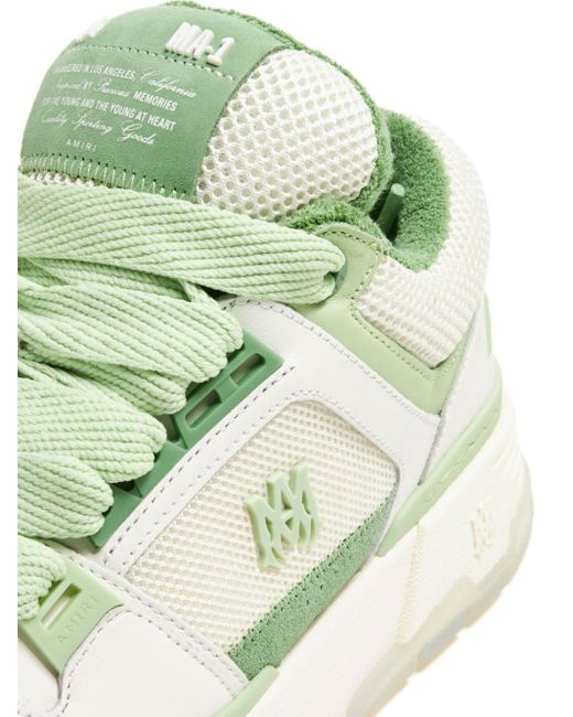 Amiri Ma-1 Leren Sneakers in het Green