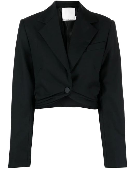 Blazer Tornado Con Botones Christopher Esber de color Black
