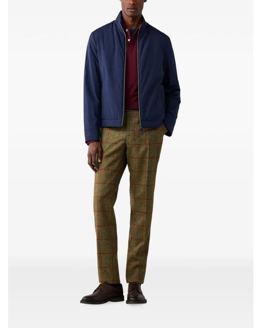 Hackett Blue Lightweight Blouson Jacket for men
