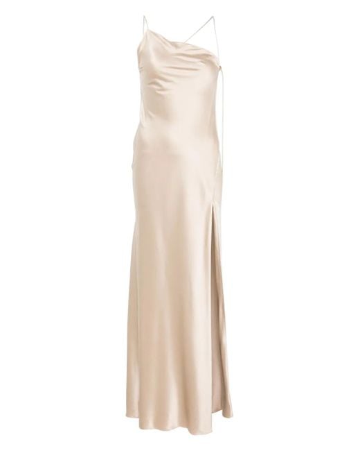 Danamé Natural Satin Maxi Dress