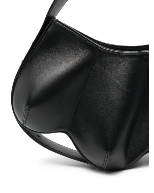AVAVAV Black Panelled Tote Bag
