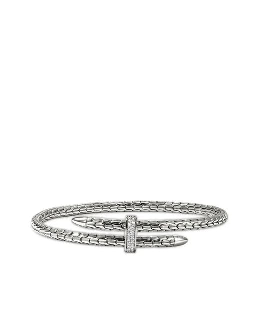 John Hardy White Spear Flex Cuff