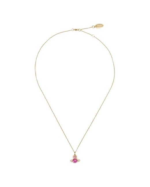 Vivienne Westwood White Ismene Orb Necklace