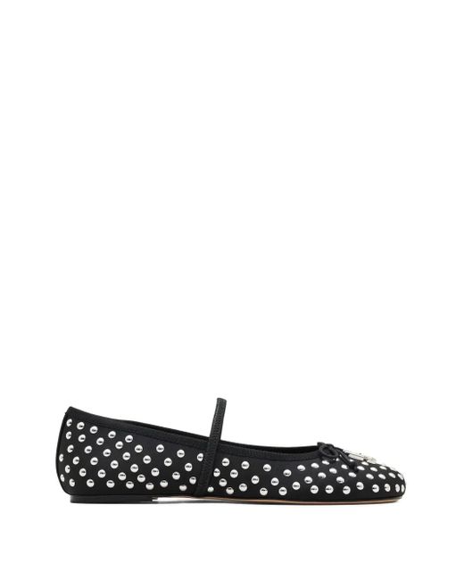 Marc Jacobs Black Studded Ballet Flats