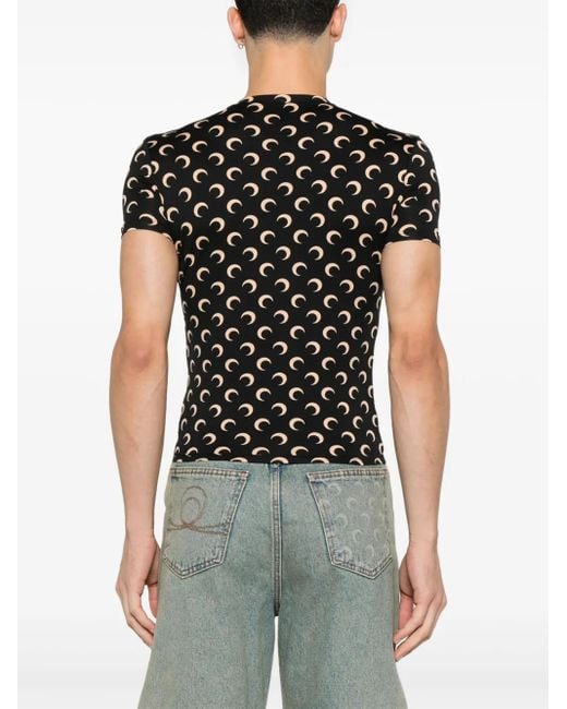 MARINE SERRE Black Moon Top