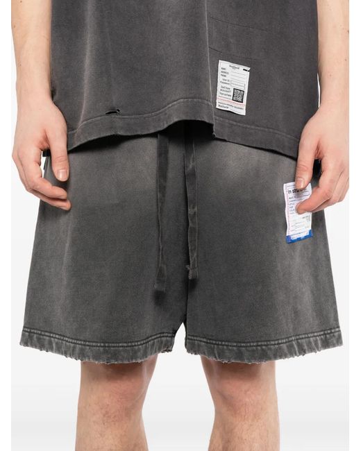 Maison Mihara Yasuhiro Gray Sun Faded Like Sweat Shorts for men