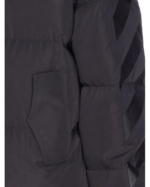 Off-White c/o Virgil Abloh Blue 'Diagonal Arrow' Down Jacket