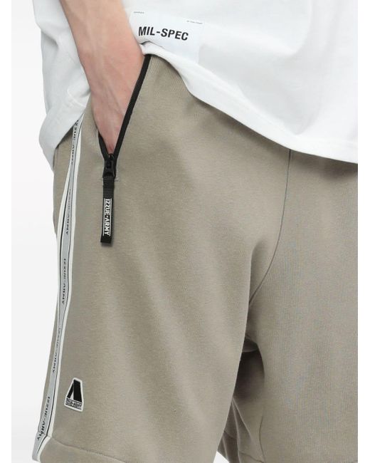 Pantalones cortos de deporte con logo Izzue de hombre de color Gray