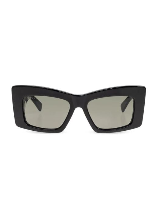 Gucci Black Squared Sunglasses