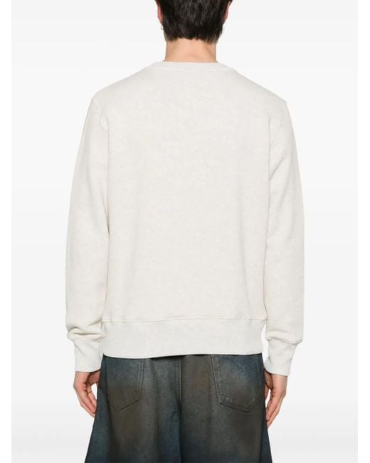 Autry White Mélange Sweatshirt for men