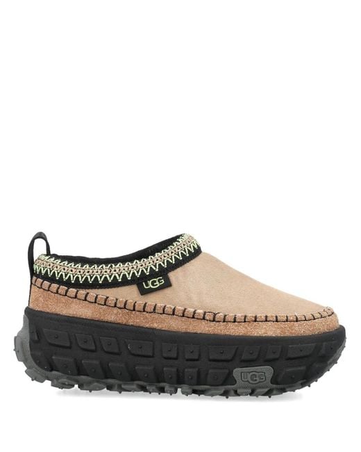 Ugg Brown Platform Slippers 'Venture Daze'