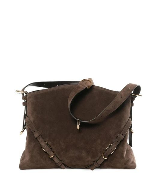 Givenchy Brown Calfskin Shoulder Bag