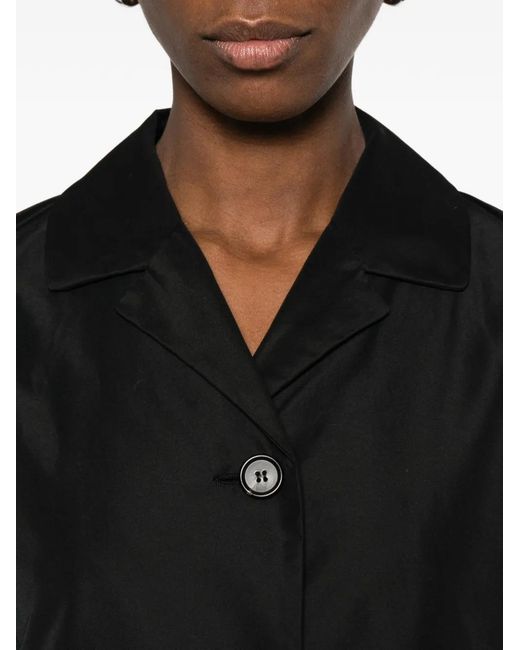 Max Mara Black Smmnina Buttoned Jacket