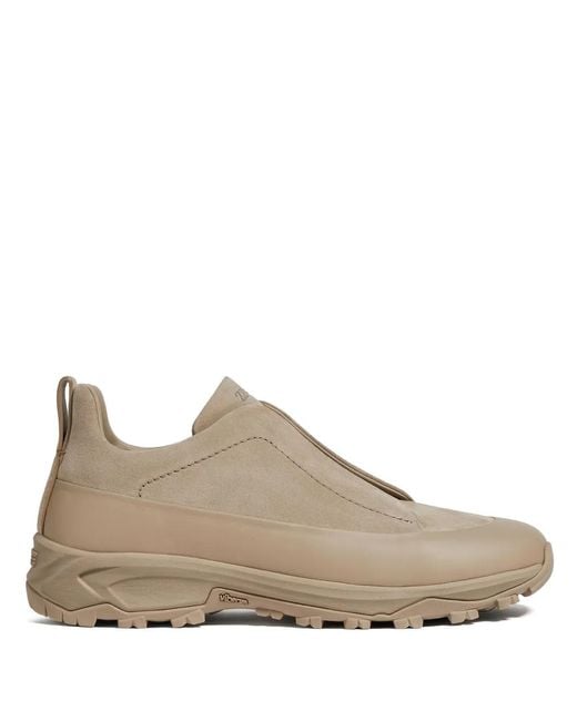 Zegna Brown Monte Sneakers for men