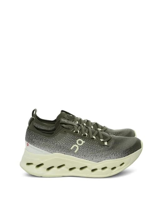 On Shoes Green Baskets Cloudsurfer Max for men