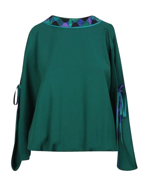 Emilio Pucci Green Blouse