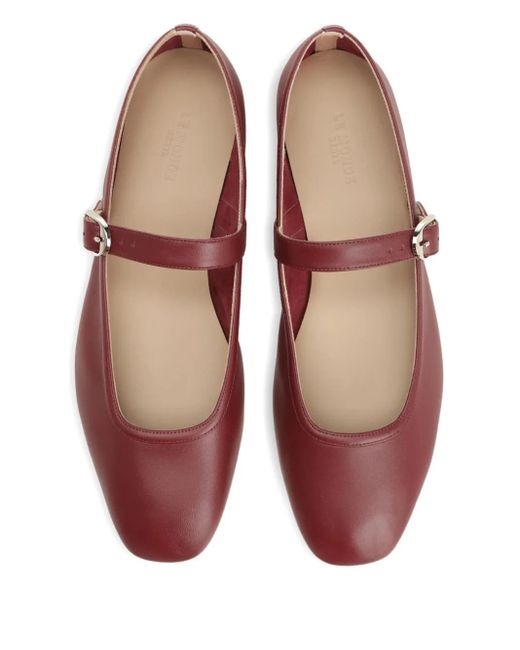 Le Monde Beryl バックルストラップ フラットシューズ Purple