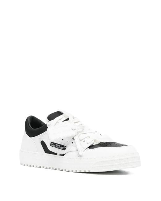 Off-White c/o Virgil Abloh White Out Of Office Leather Arrows-Motif Sneakers for men
