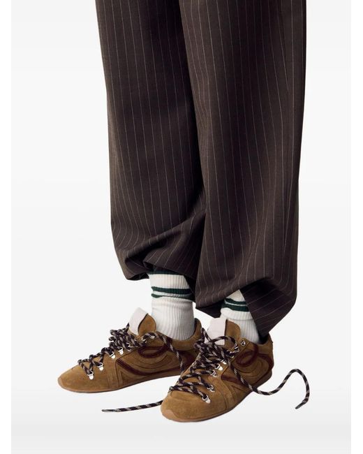 Claudie Pierlot Brown Swing Suede Trainers