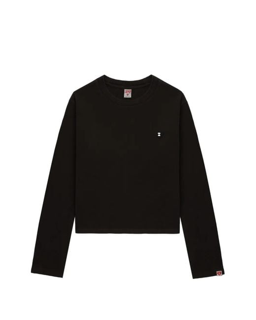 A Bathing Ape Black Apee Patch Sweatshirt