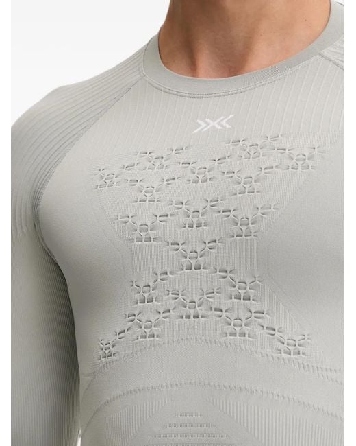 Top Traforato A Coste di X Bionic in Gray da Uomo