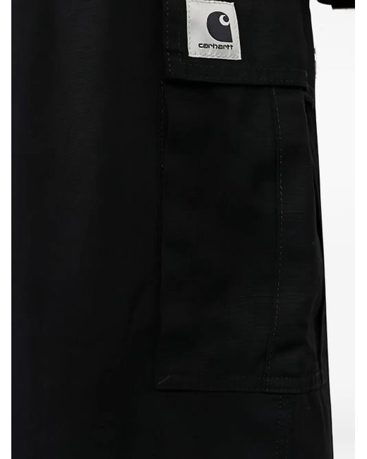 Gonna Lunga Reelwind Con Tasche Cargo di Carhartt in Black