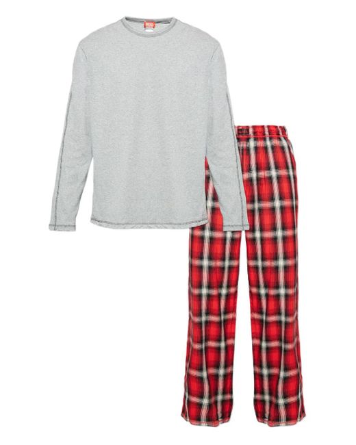 DIESEL Red Kit-Liam Pajama Set for men