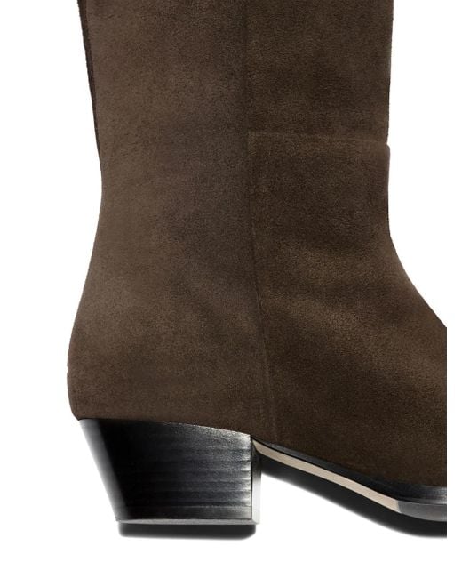 Bottes En Daim Aeyde en coloris Brown