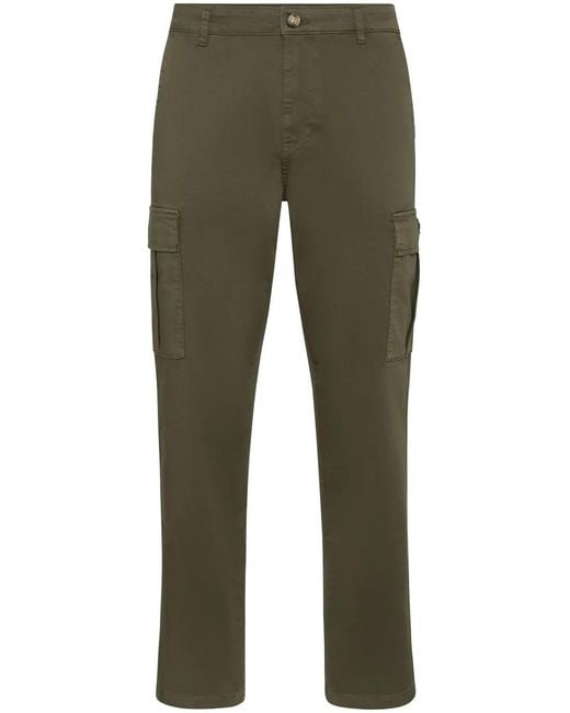 Philipp Plein Green Cargo Trousers for men
