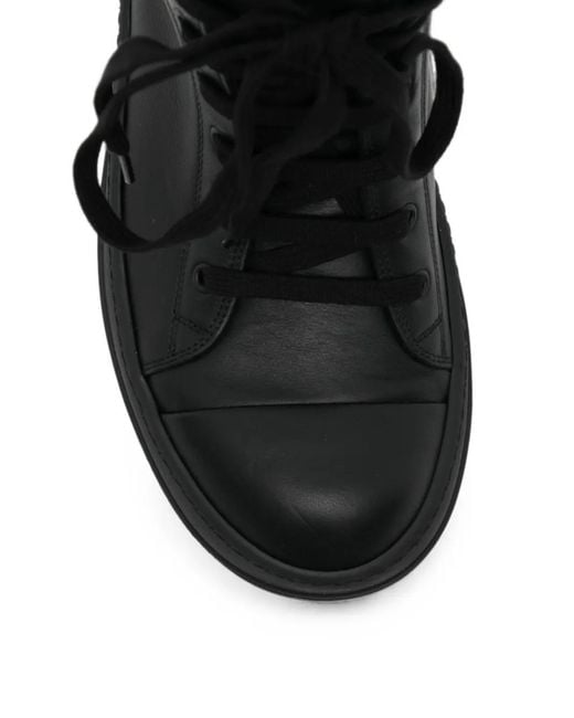 Rick Owens Black Mega Bumper Sneakers for men
