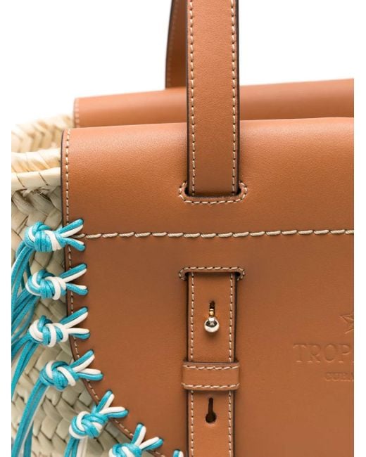 CUBA LAB Blue Tropicana Kenia Tote Bag