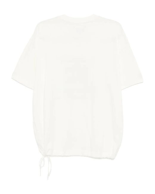 Izzue White Graphic T-Shirt