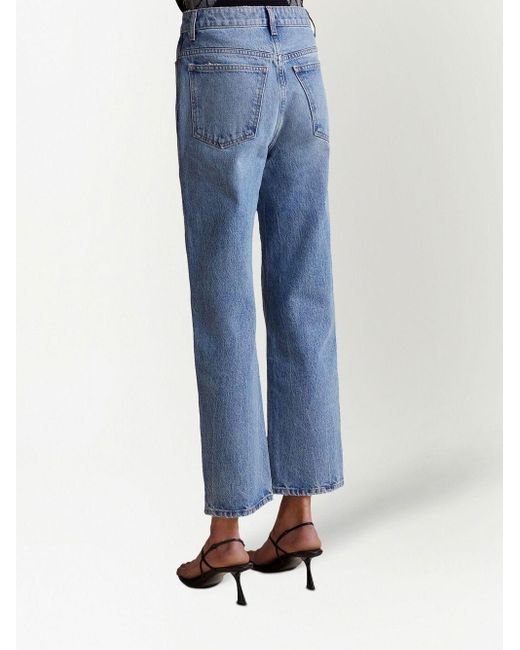 Jeans regular Danielle a vita altaKhaite in Denim di colore Blu Donna Jeans da Jeans Khaite 