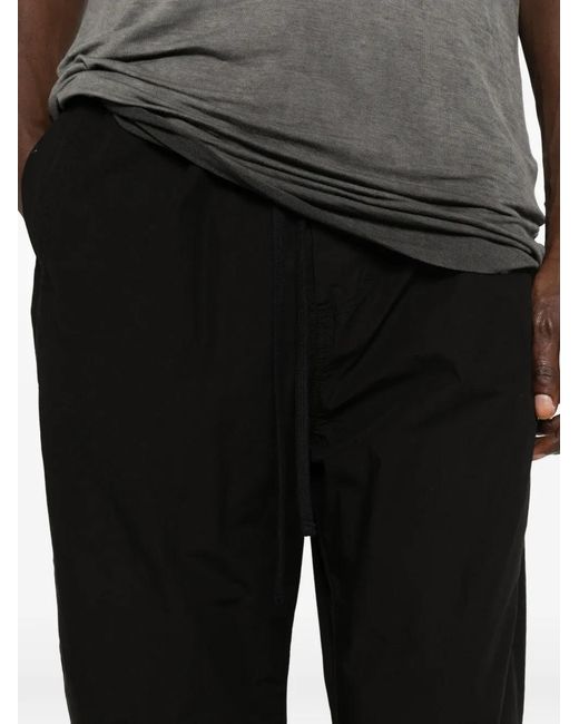 Thom Krom Black Drawstring Trousers for men