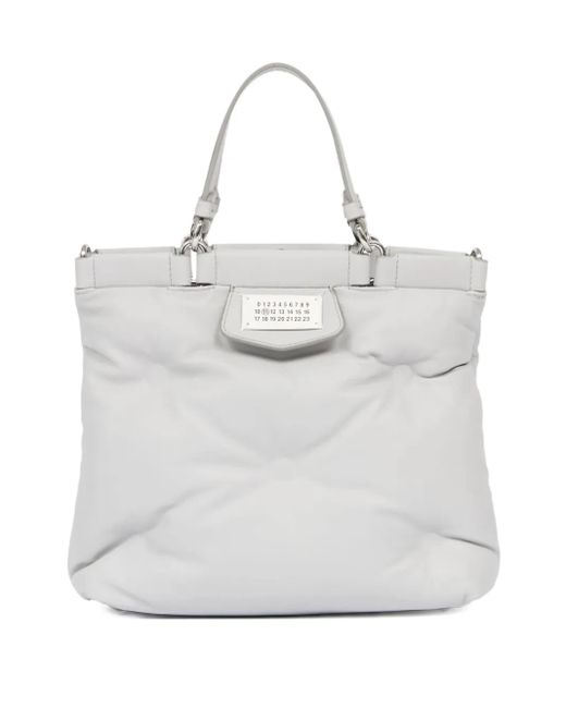 Borsa Tote Glam Slam Piccola di Maison Margiela in White
