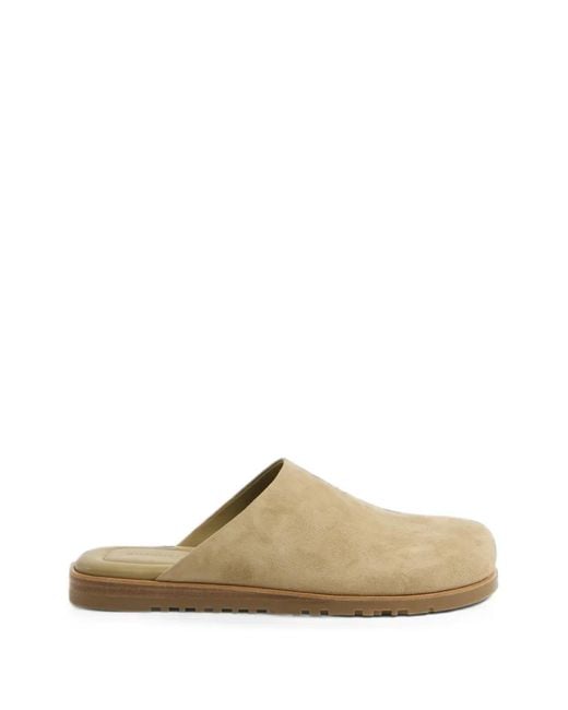 Jonathan Simkhai White Emery Suede Clogs