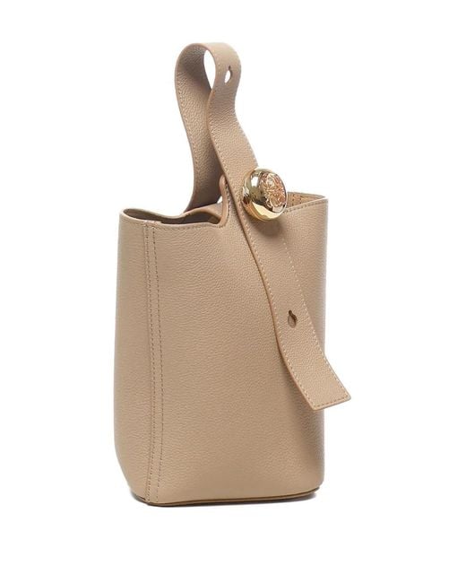 Loewe Natural Mini Pebble Bucket Bag