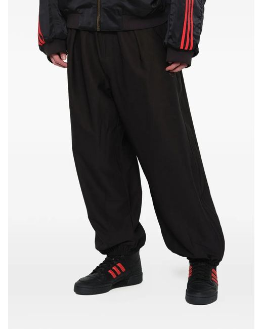 メンズ Willy Chavarria X Adidas ツイルパンツ ブラック | Lyst