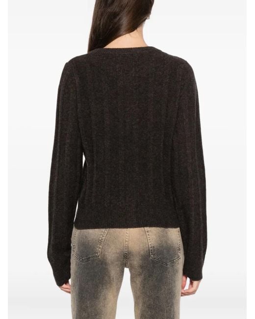 Reformation Black Hannah Cardigan
