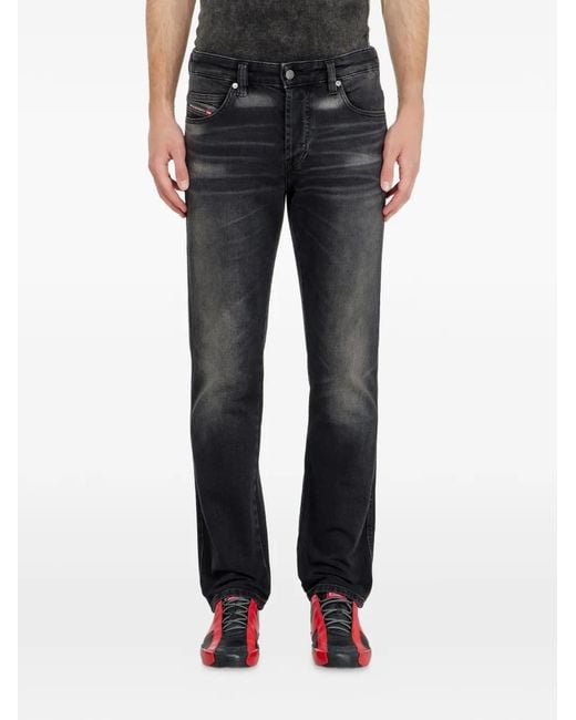 DIESEL Black Slim Jeans Regular Waist 1993 D-Vyl for men