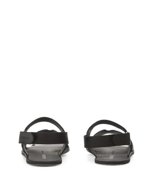 Groundies White Touch-Strap Sandals