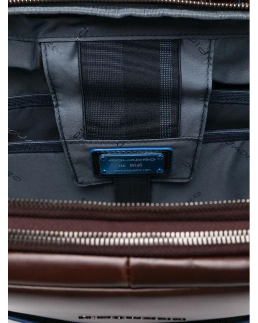 Piquadro Leren Rugzak in het Black voor heren