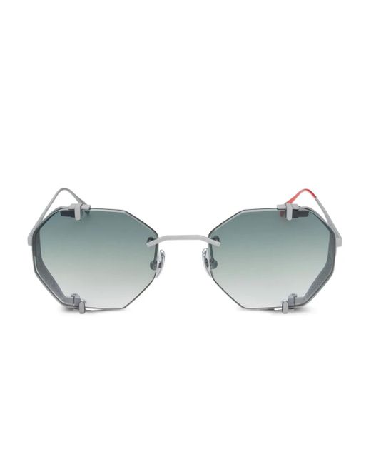 Vysen Eyewear Blue Sever Round-Frame Sunglasses