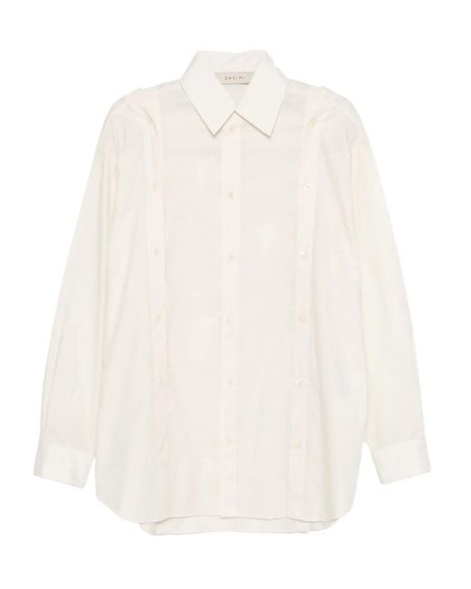 Qasimi Hemd Im Layering-Look in White für Herren