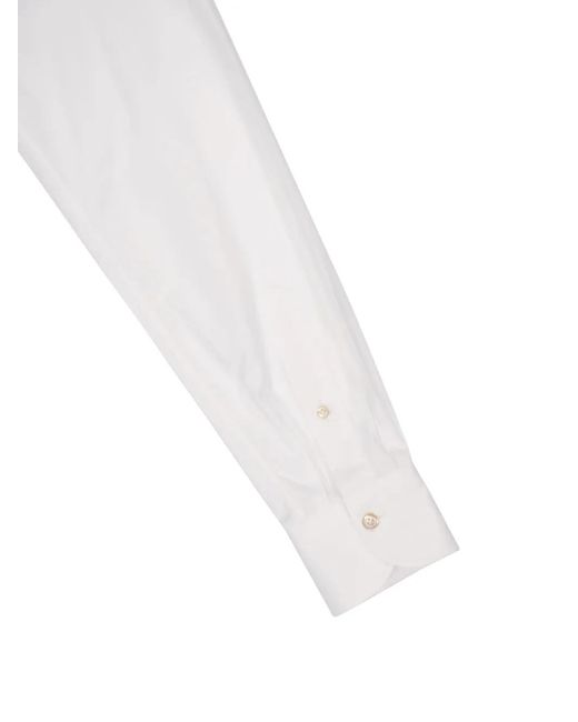 Boglioli White Cotton Buttoned Shirt for men