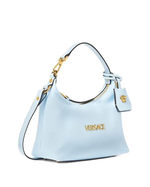 Versace Blue Tag Nappa Bag
