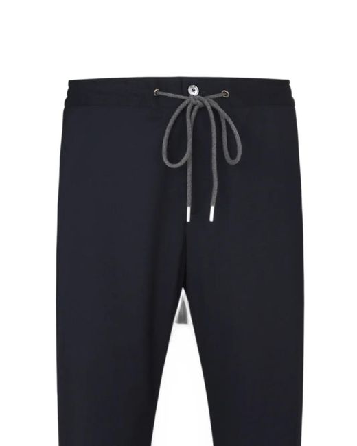 Tombolini Blue Zero Gravity Drawstring-Waist Trousers for men